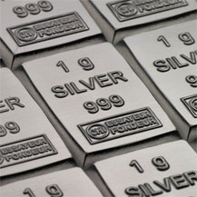 1 gram silver bar